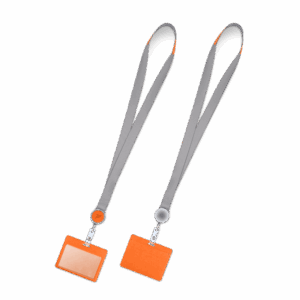 Лента с карманом горизонтальным, цвет оранжевый