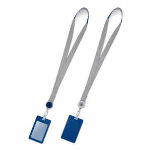 Лента с карманом вертикальным, цвет темно-синий