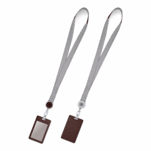 Лента с карманом вертикальным, цвет коричневый