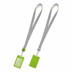 Лента с карманом вертикальным, цвет зеленый