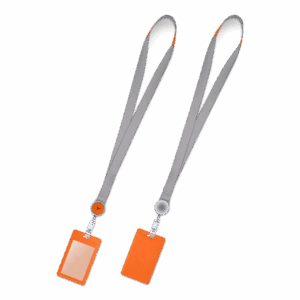 Лента с карманом вертикальным, цвет оранжевый