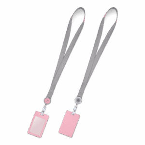 Лента с карманом вертикальным, цвет розовый