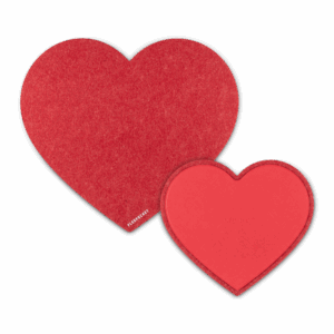 Настольный набор из фетра «Сердца»