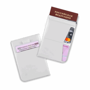 Обложка для паспорта - универсальная, цвет белый classic