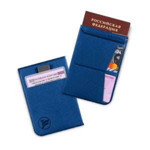Обложка для паспорта - универсальная, цвет темно-синий