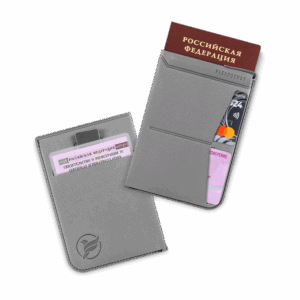 Обложка для паспорта - универсальная, цвет светло-серый