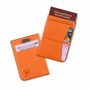 Обложка для паспорта - универсальная, цвет оранжевый