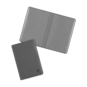 Футляр для двух пластиковых карт, цвет серый