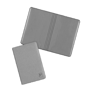 Футляр для двух пластиковых карт, цвет светло-серый