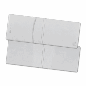 Обложка для удостоверения с карманом, цвет белый