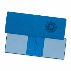 Обложка для удостоверения, цвет синий