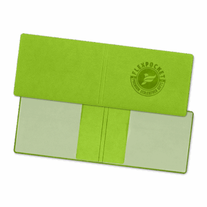 Обложка для удостоверения, цвет зеленый