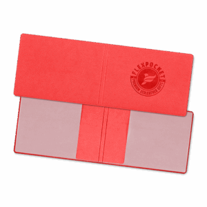 Обложка для удостоверения, цвет красный