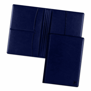 Обложка для паспорта с RFID-блокировкой, цвет темно-синий Classic