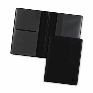 Обложка для паспорта с отделениями, цвет черный classic