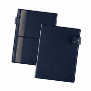 Обложка для паспорта на кнопке, цвет темно-синий