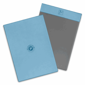 Папка планшет на магнитах, цвет голубой