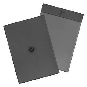 Папка планшет на магнитах, цвет серый