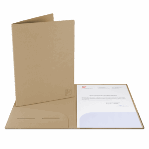 Папка классическая, цвет бежевый