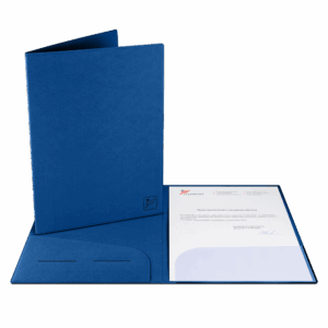 Папка классическая, цвет темно-синий