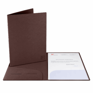 Папка классическая, цвет коричневый
