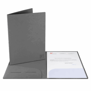 Папка классическая, цвет серый
