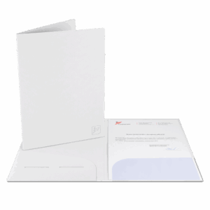 Папка классическая, цвет белый