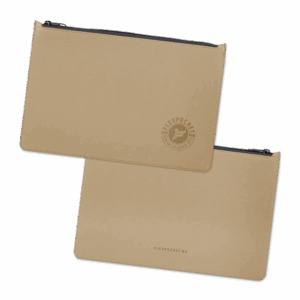 Папка на молнии, цвет бежевый