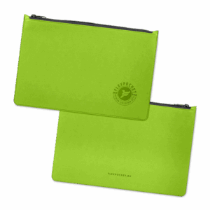 Папка на молнии, цвет зеленый