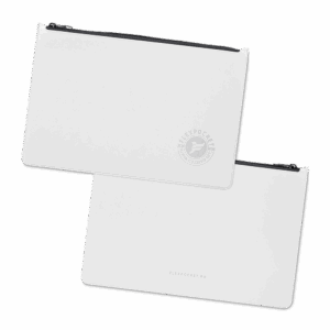 Папка на молнии, цвет белый