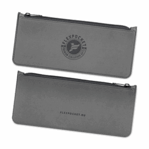 Папка-пенал, цвет серый