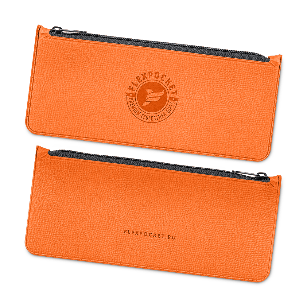 Папка-пенал, цвет оранжевый