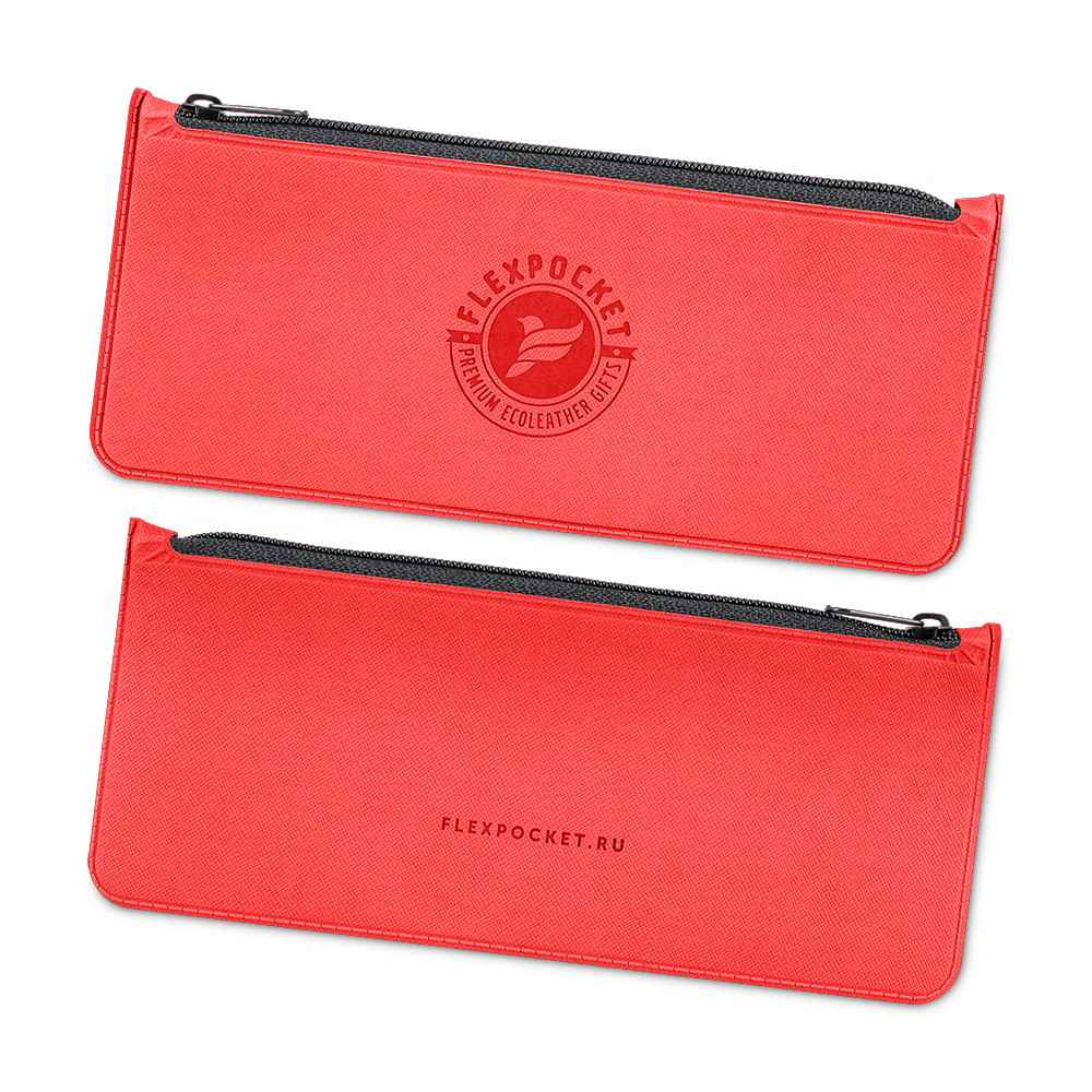 Папка-пенал, цвет красный