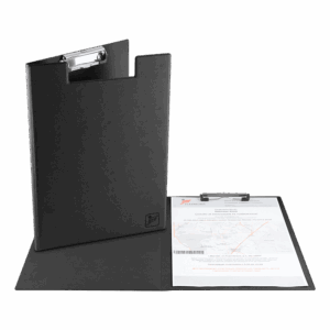 Папка планшет с крышкой, цвет черный