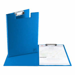 Папка планшет с крышкой, цвет синий