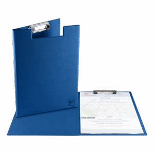 Папка планшет с крышкой, цвет темно-синий