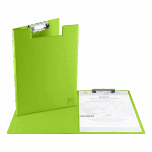 Папка планшет с крышкой, цвет зеленый