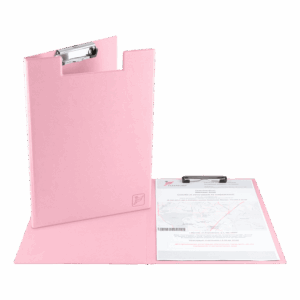 Папка планшет с крышкой, цвет розовый