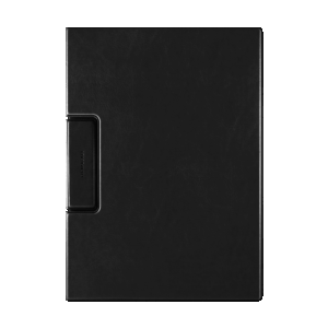 Папка-планшет с магнитным держателем, цвет черный classic