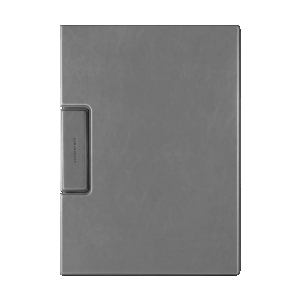 Папка-планшет с магнитным держателем, цвет серый classic