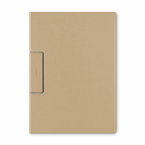 Папка-планшет с магнитным держателем, цвет бежевый