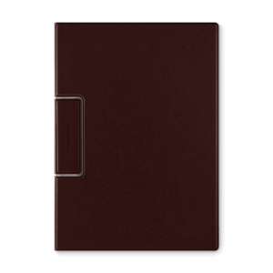 Папка-планшет с магнитным держателем, цвет коричневый