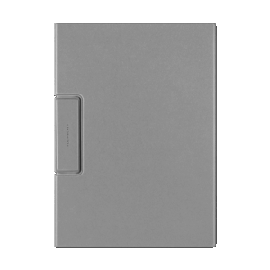 Папка-планшет с магнитным держателем, цвет светло-серый