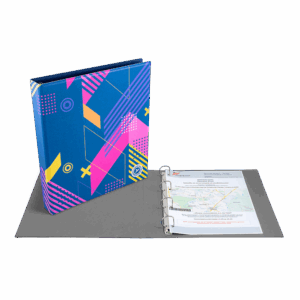 Папка на кольцах, полноцветная печать