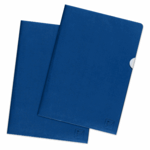Папка-уголок, цвет темно-синий