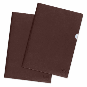 Папка-уголок, цвет коричневый