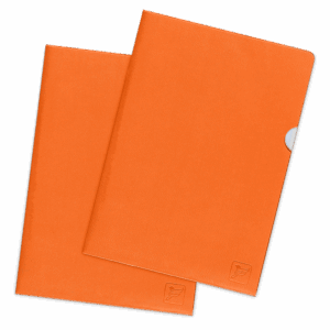 Папка-уголок, цвет оранжевый