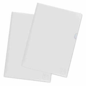 Папка-уголок, цвет белый
