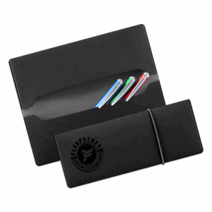 Пенал на резинке, цвет черный