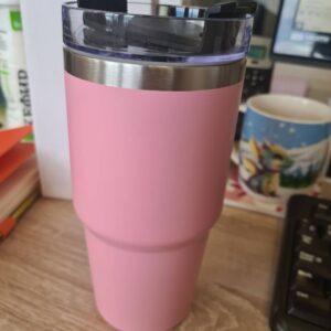 Термокружка с трубочкой